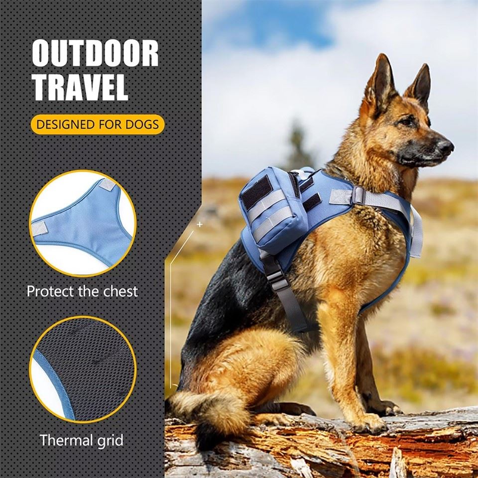 Dog Backpack Harness For Hiking suppliers