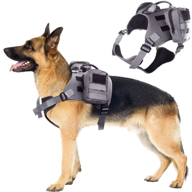 Dog Backpack Harness For Hiking high quality
