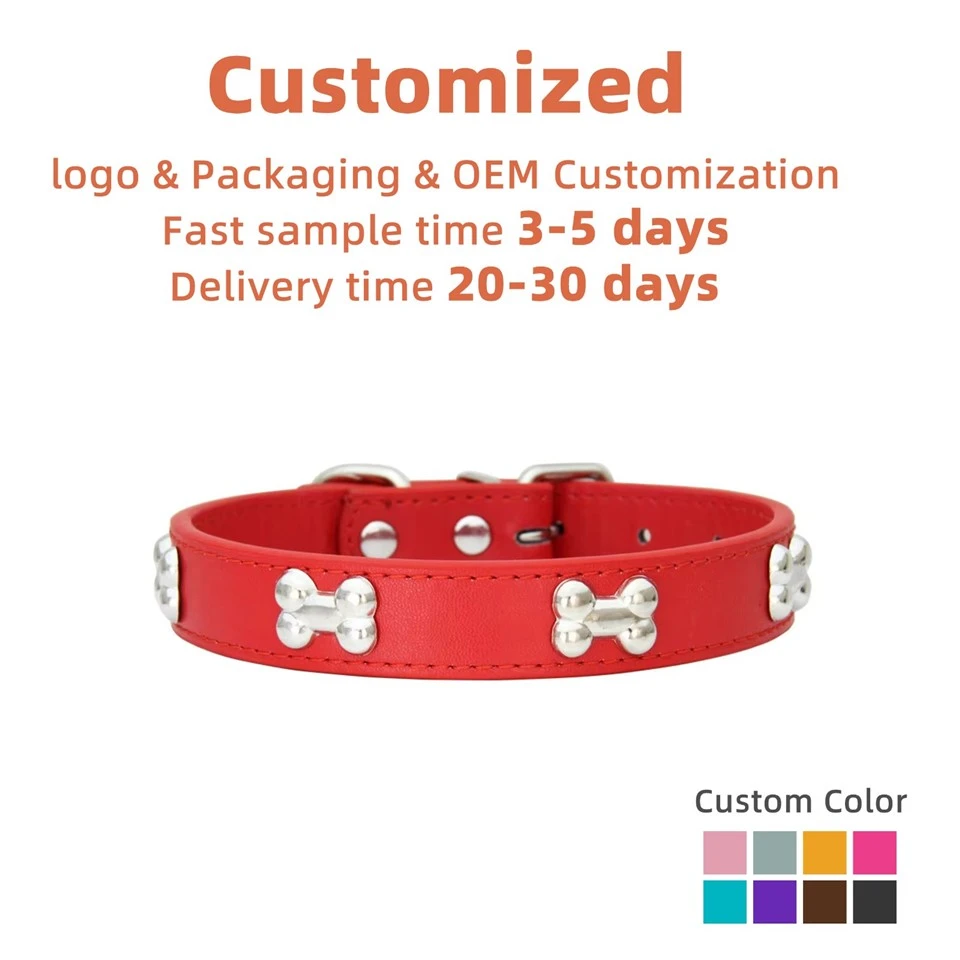 Dog Collar With Bones factory