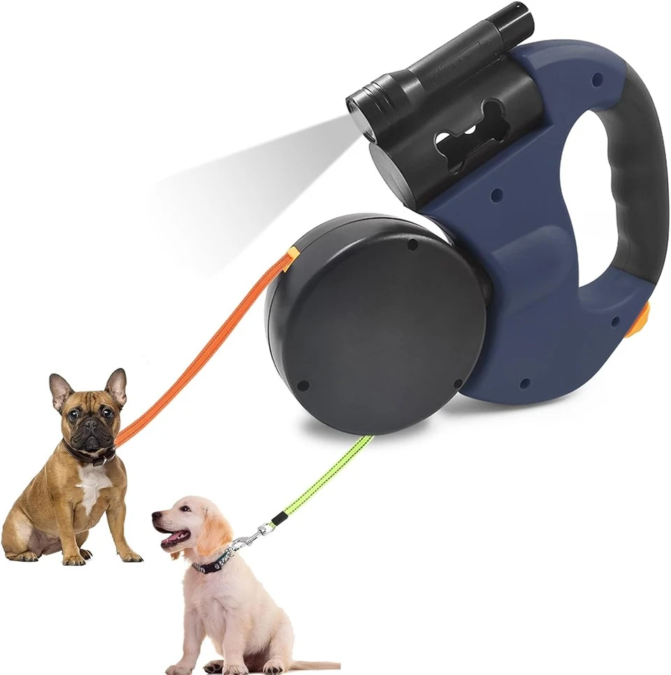 Dual Retractable Dog Leash