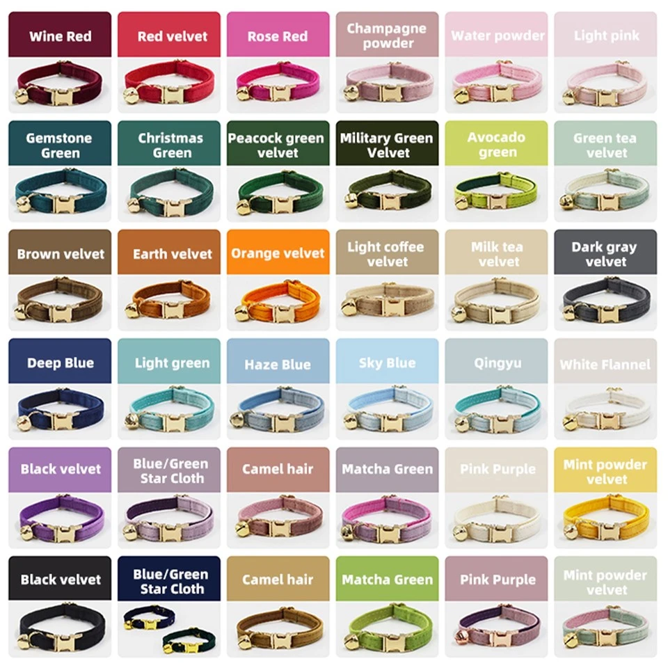 Velvet Cat Collar price