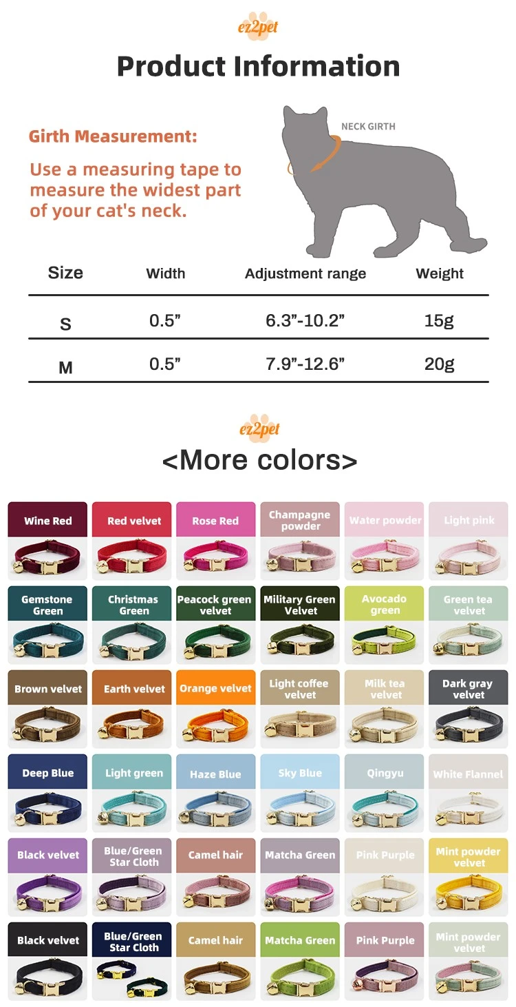 velvet dog collar 7